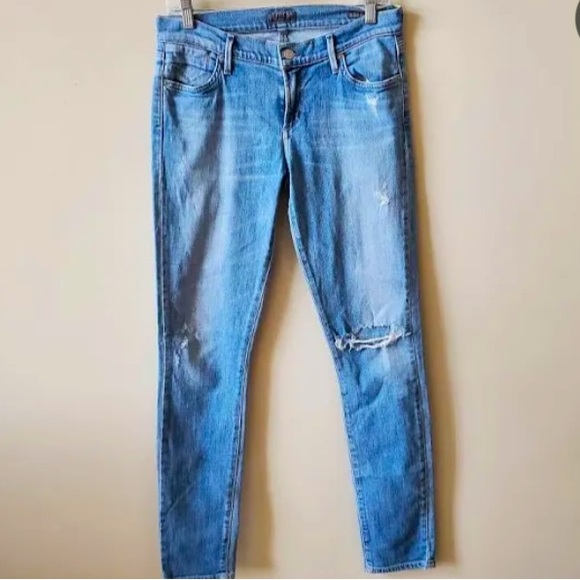 A. Gold E. | Jeans | Collette distressed skinny stretch jeans | Women 25 - Picture 8 of 10